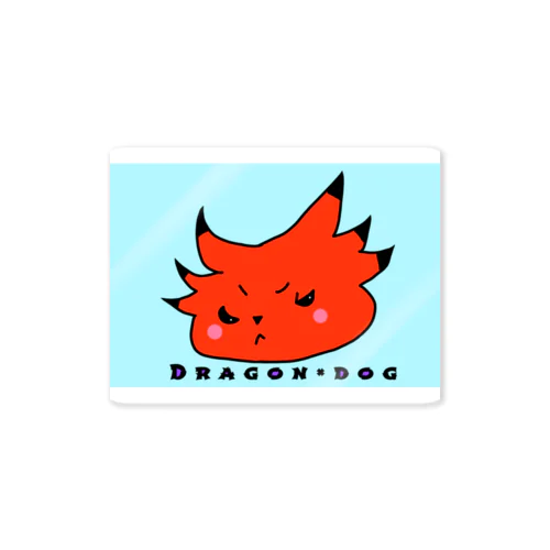 Dragon×dog Sticker