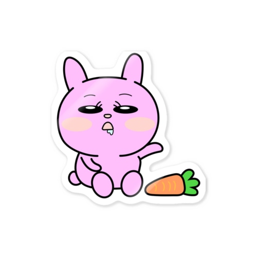 ニンジンが食べたいうさぎちゃん Sticker
