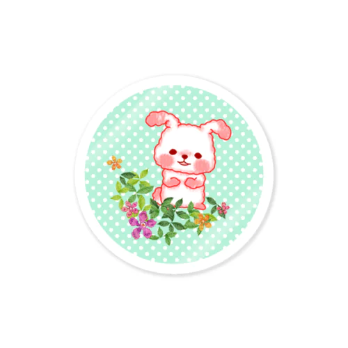 もっちうさぎ　みずたま Sticker