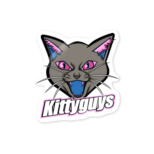 Kittyguys Cat Sticker
