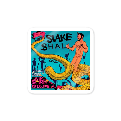 snakemanshow2 Sticker