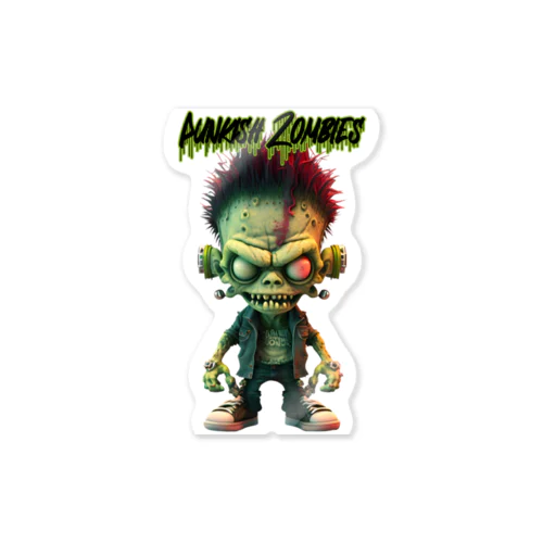 Punkish Zombies / パンキッシュゾンビ #188 Sticker