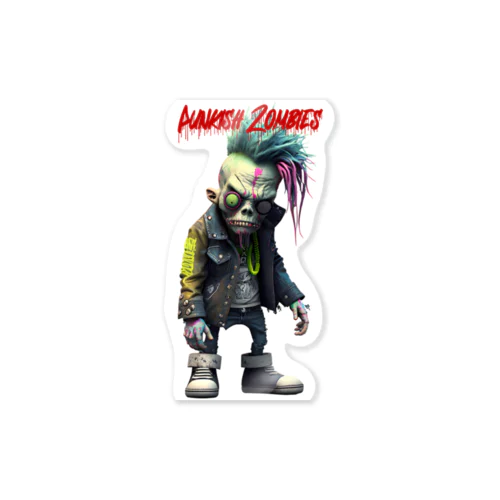 Punkish Zombies / パンキッシュゾンビ #10 南無阿弥バージョン Sticker