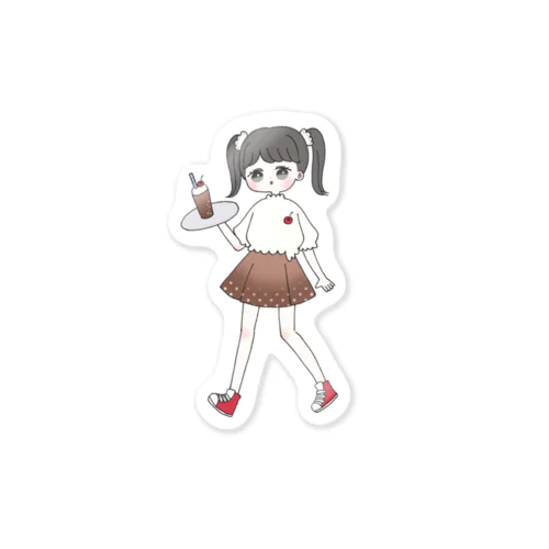 コーラフロートちゃん Sticker