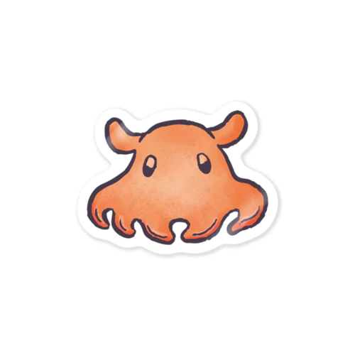深海魚図鑑_メンダコ Sticker