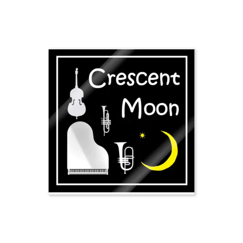 Crescent Moon STK Sticker