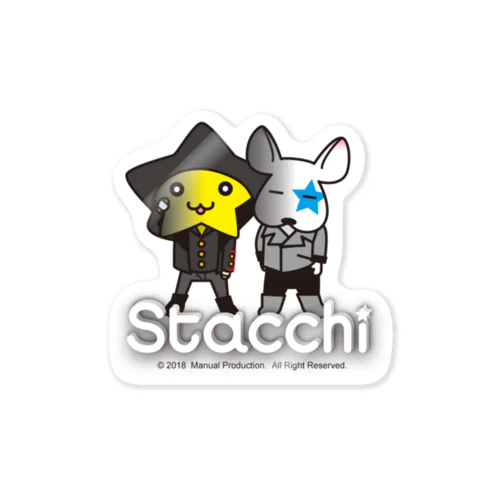 Stacchi 星野さん＆ブル あのバンド Sticker