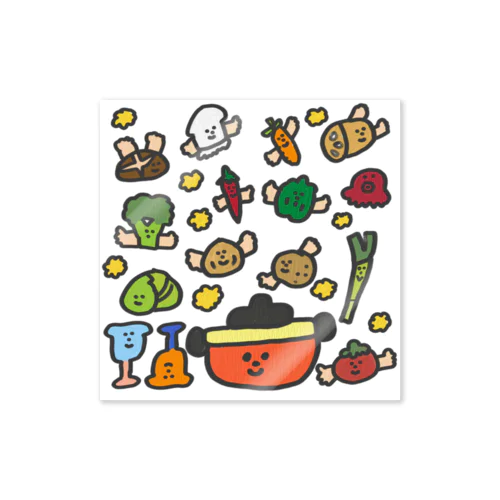 野菜鍋 Sticker