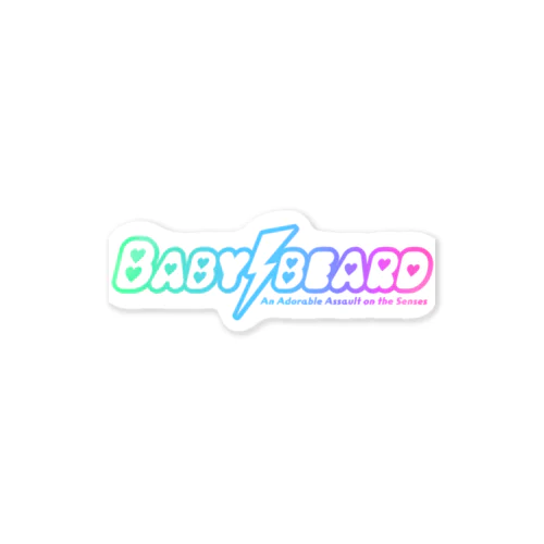 BABYBEARD Official LOGO(color) ステッカー