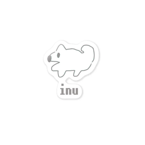 かわいいINU Sticker