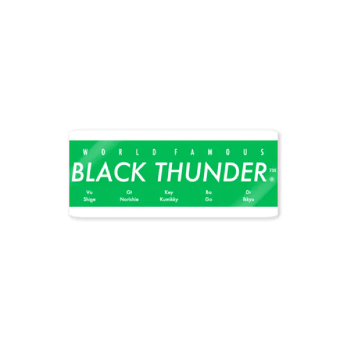 BLACK THUNDER Sticker