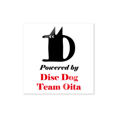 ddto-log-w-square Sticker