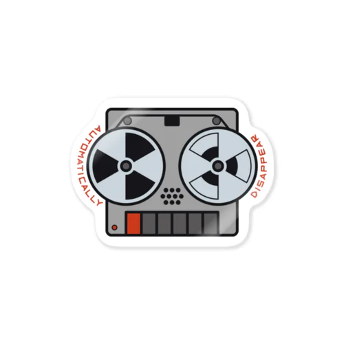 オープンリールテープレコーダー（カラー） Sticker