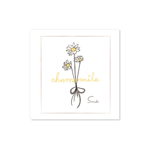 chamomile 四角枠 Sticker