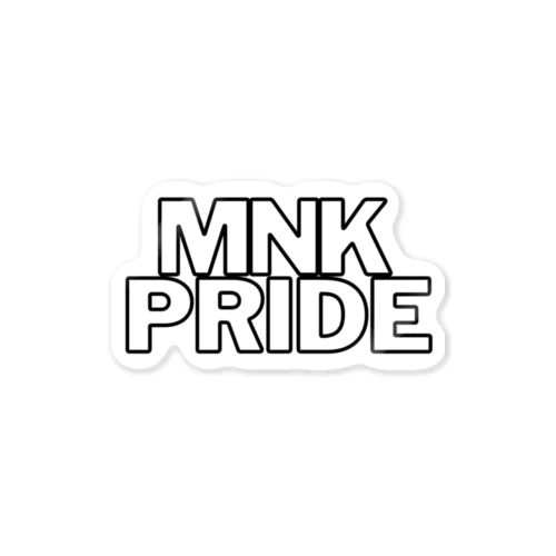 MNK PRIDE BWW Sticker