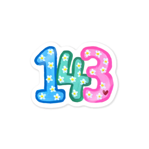 お花の１４３ Sticker