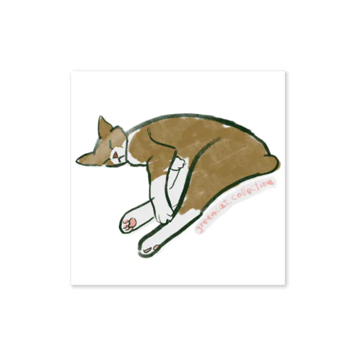 お昼寝ねこ Sticker