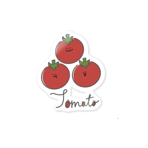 畑のお野菜さん トマトくん Sticker