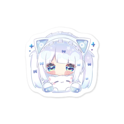 猫耳ヘッドフォンちゃん(しゅん) Sticker