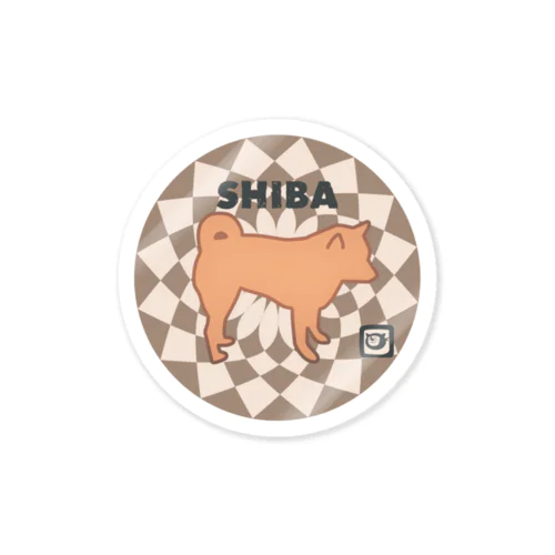 忍犬やまと印のSHIBAさん Sticker