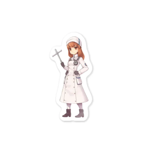 白衣の戦士ちゃん❨かわいいver❩ Sticker