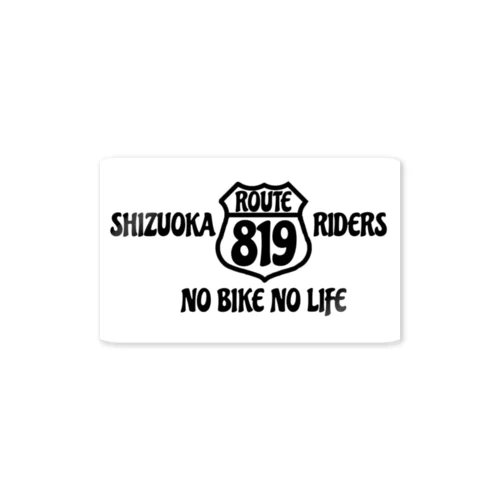 静岡ライダース　黒角 Sticker