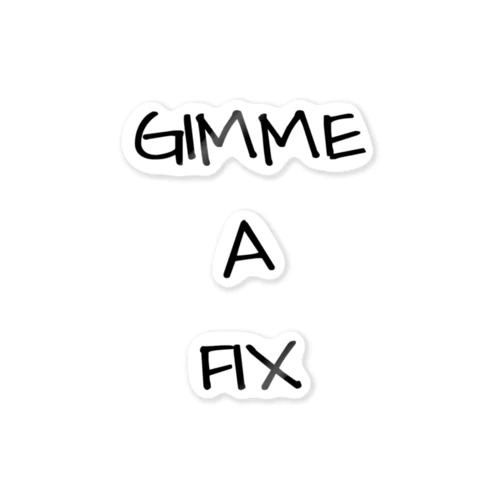 シド・ヴィシャス　GIMME A FIX ステッカー