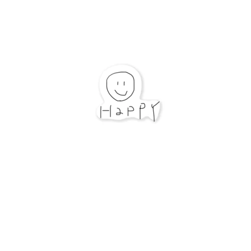 お絵描きニコちゃん　HAPPY Sticker
