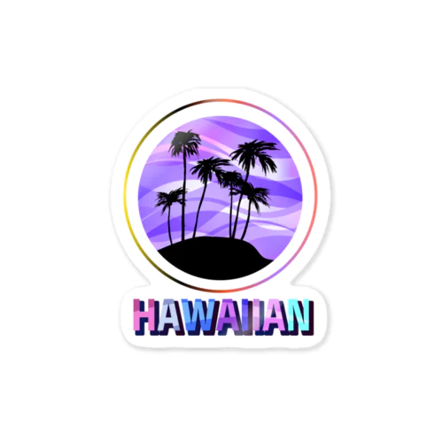 ザ・ハワイの風景 ステッカー