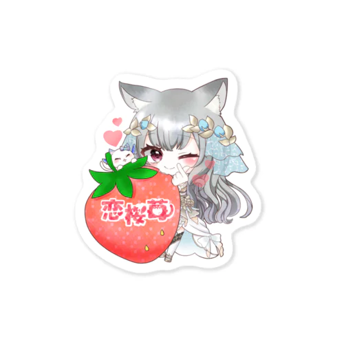 好きな所に(*´ｰ｀)ﾉﾍﾟﾀｯ Sticker