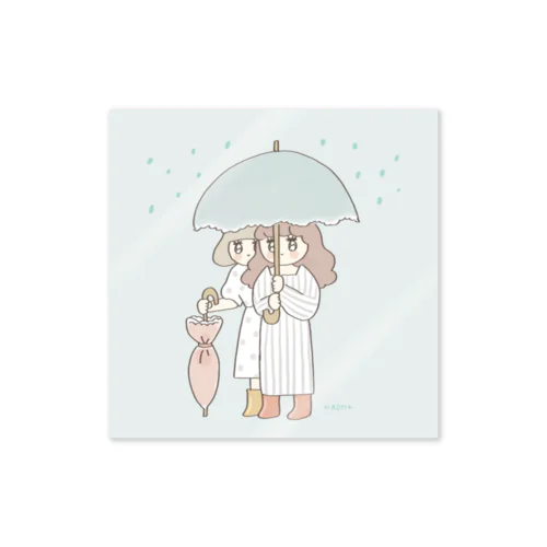 ガールズ（雨） Sticker