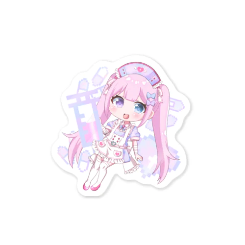 ゆめかわナースちゃん ステッカー Sticker