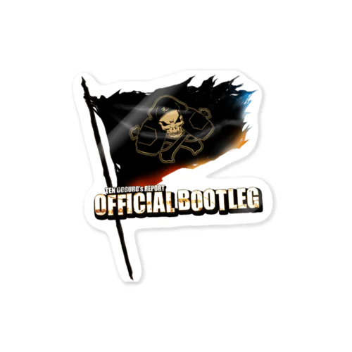 OFFICIAL BOOTLEG STICKER BLACK FLAG Sticker