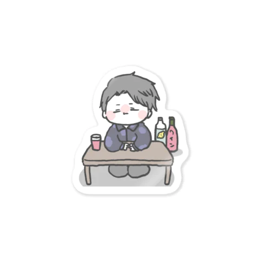 酔いまるさん Sticker