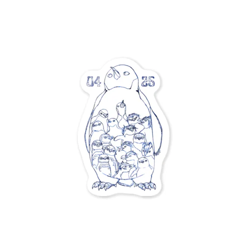 0425-18 Penguins of the World- Sticker