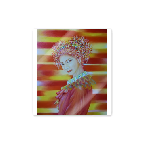 ハッピークラウン4・woman Sticker