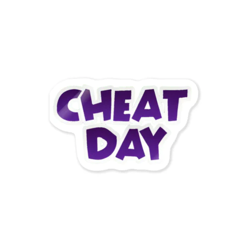 CHEAT DAY Sticker