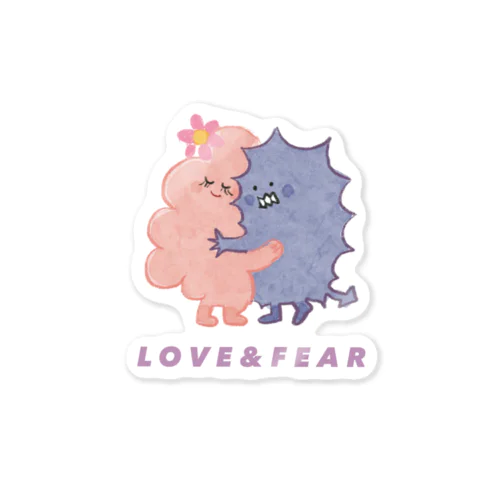 LOVE＆FEARペア Sticker