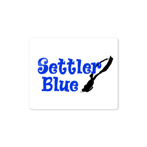 Settler -Blue Blue ステッカー