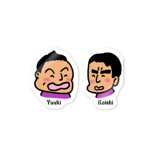 Yuuki & Koishi ステッカー