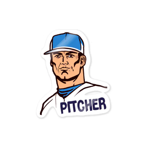 Pitcherくん01 Sticker