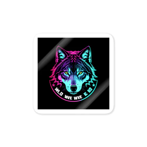 WOLF(1) Sticker