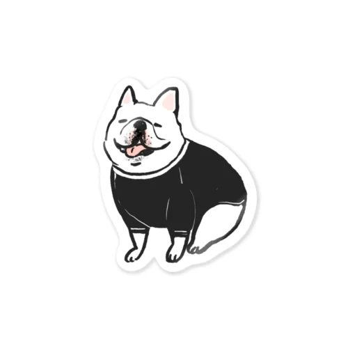 フレンチブルドッグ　おしゃれ【せいこせんせい】犬 Sticker