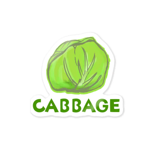 cabbage ステッカー