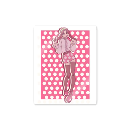 オリジナル娘ちゃんステッカー3 Sticker