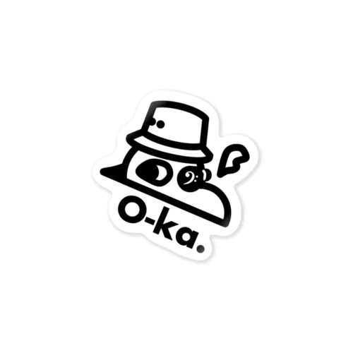 O-ka.official ステッカー