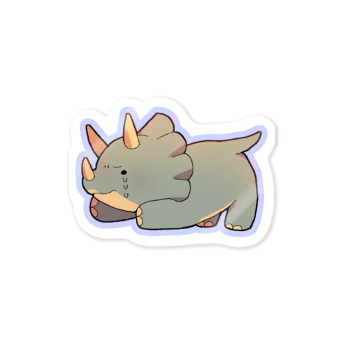 ゆるゆるトリケラトプス Sticker