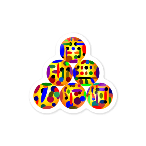 〇文字『南無阿弥陀仏h.t.』 Sticker