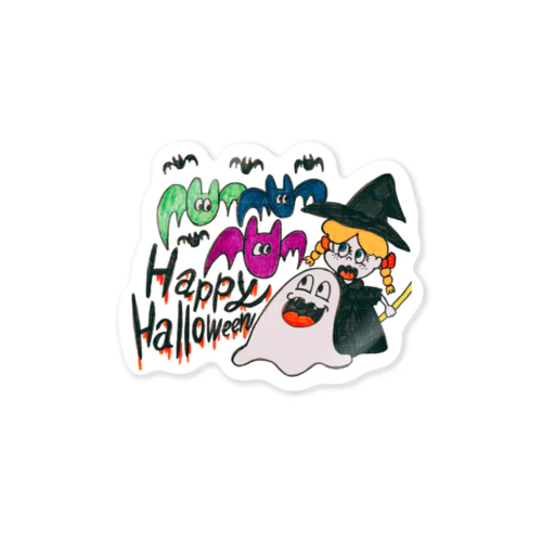 Happy  Halloween Sticker