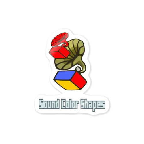 SOUND　COLLAR　SHAPES Sticker